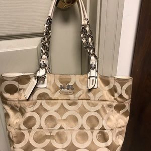 Authentic Coach bag and wallet.